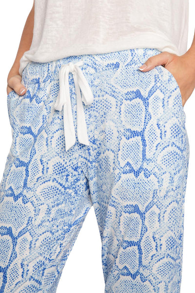 PJ Salvage Feelin Snakey Banded Pant RHFSP-BLUE
