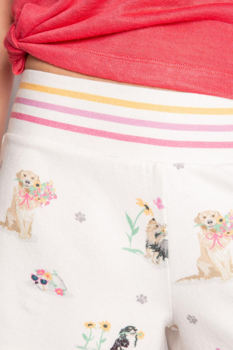 PJ Salvage Garden Party Shorts RHGPS-IVORY