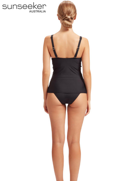 Sunseeker Core Solid Plus Cup Tankini, Black (2231083)