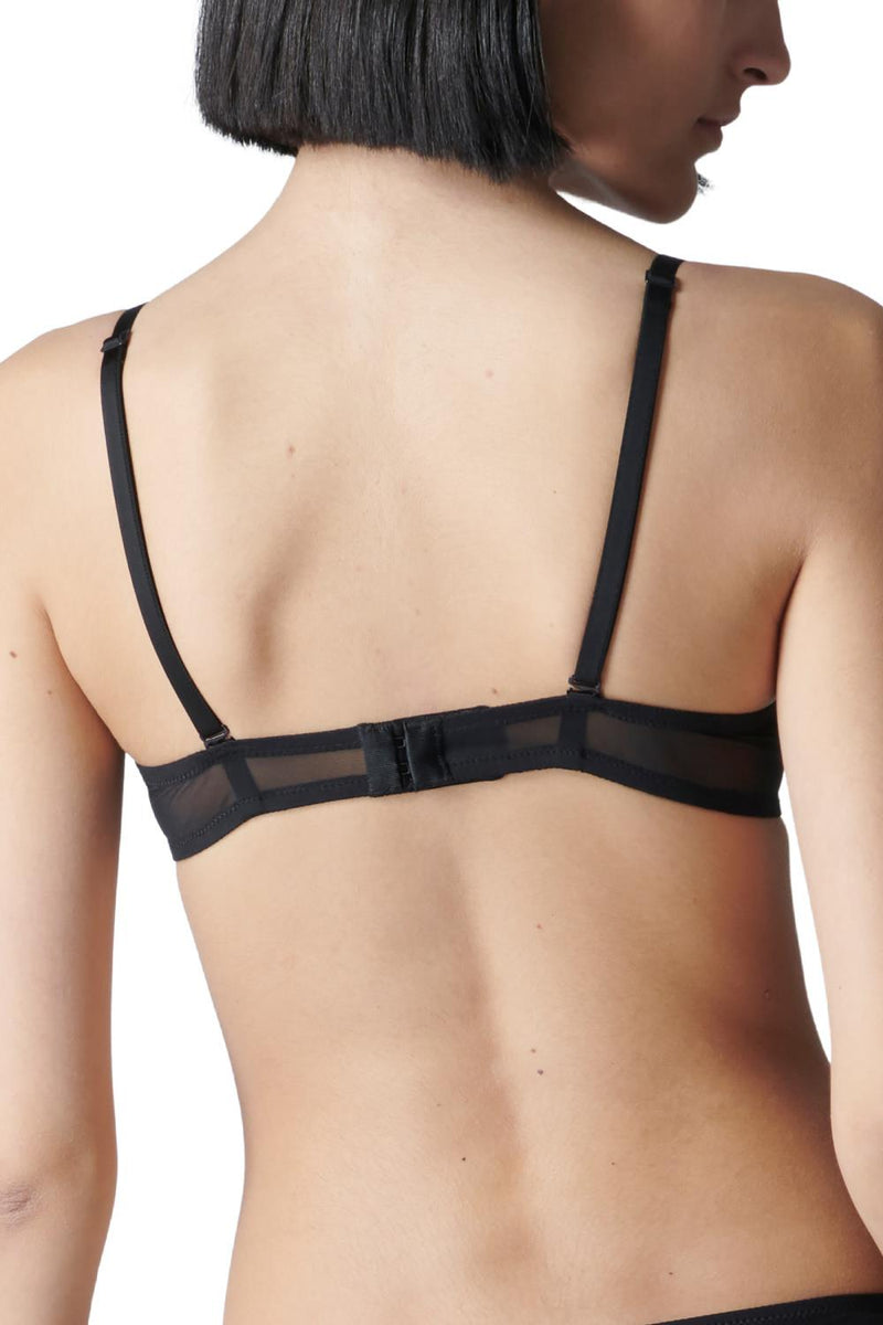 Simone Perele Singuliere Full Coverage Plunge Bra, Black (1A2319)