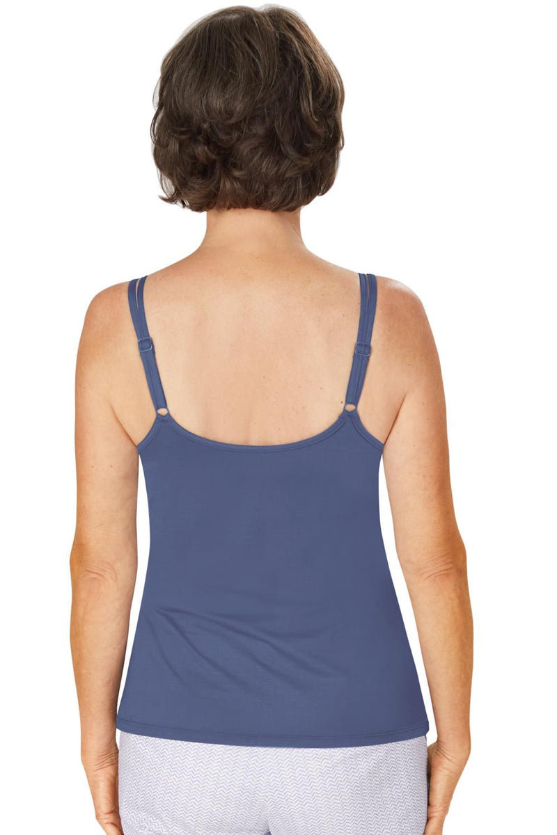 Amoena Valletta Mastectomy Camisole 45039 Indigo Blue