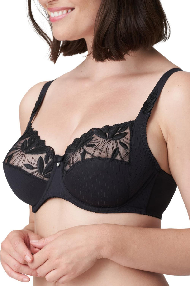 PrimaDonna Orlando Full Cup Bra (Cup B-E), Charcoal (0163150)