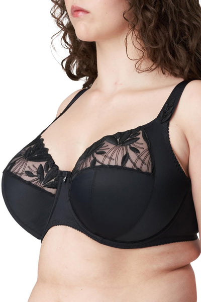 PrimaDonna Orlando Full Cup Bra (Cup I-K), Charcoal (0163155)