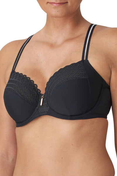 PrimaDonna Twist East End Full Cup Wired Bra, Charcoal (0141930)