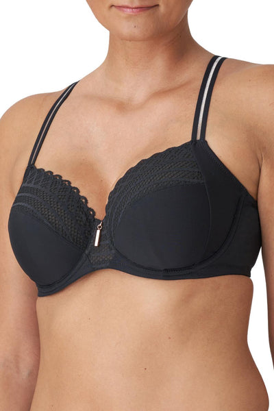 Prima Donna Twist East End Full Cup Wired Bra, Charcoal (0141930)