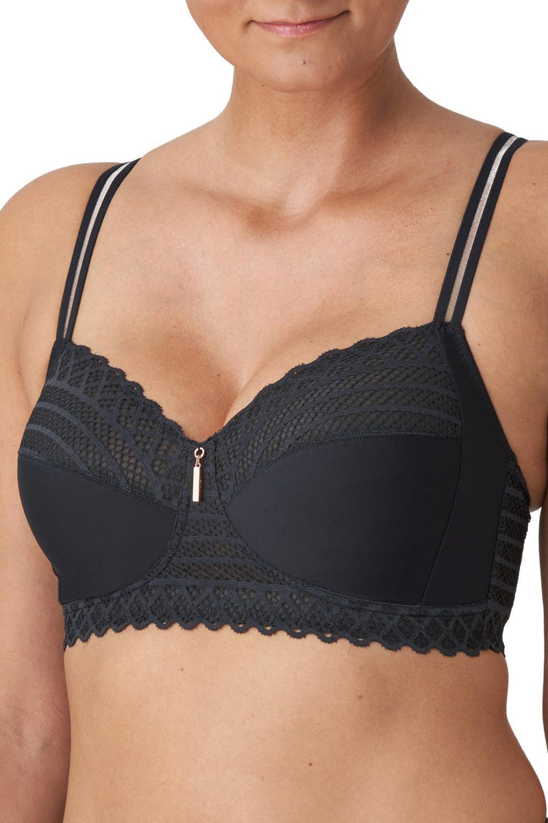 Prima Donna Twist East End Full Cup Bra Wireless, Charcoal (0141935)