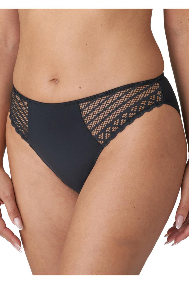 PrimaDonna Twist East End Rio Briefs, Charcoal (0541930)