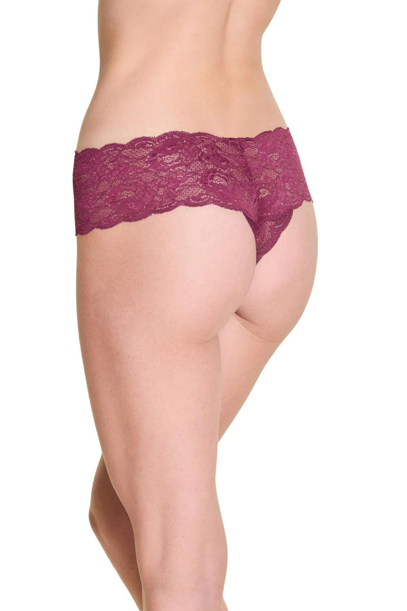 Cosabella Never Say Never Comfie Thong, Vino (NEVER0343BW)