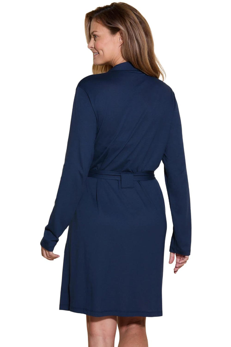 Cosabella Amore Robe With Pockets, Navy (AMORE8094)