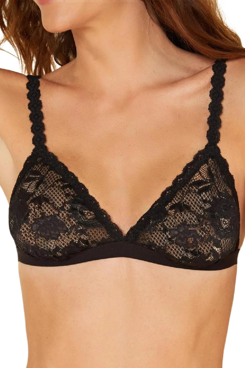Cosabella Never Say Never Dreamie Triangle Bralette NEVER1306 Black