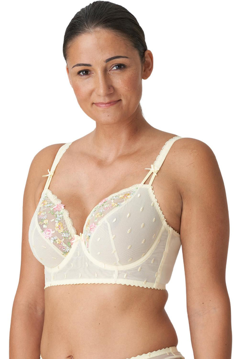 PrimaDonna Sedaine Plunge Longline Bra, French Vanilla (0163354)