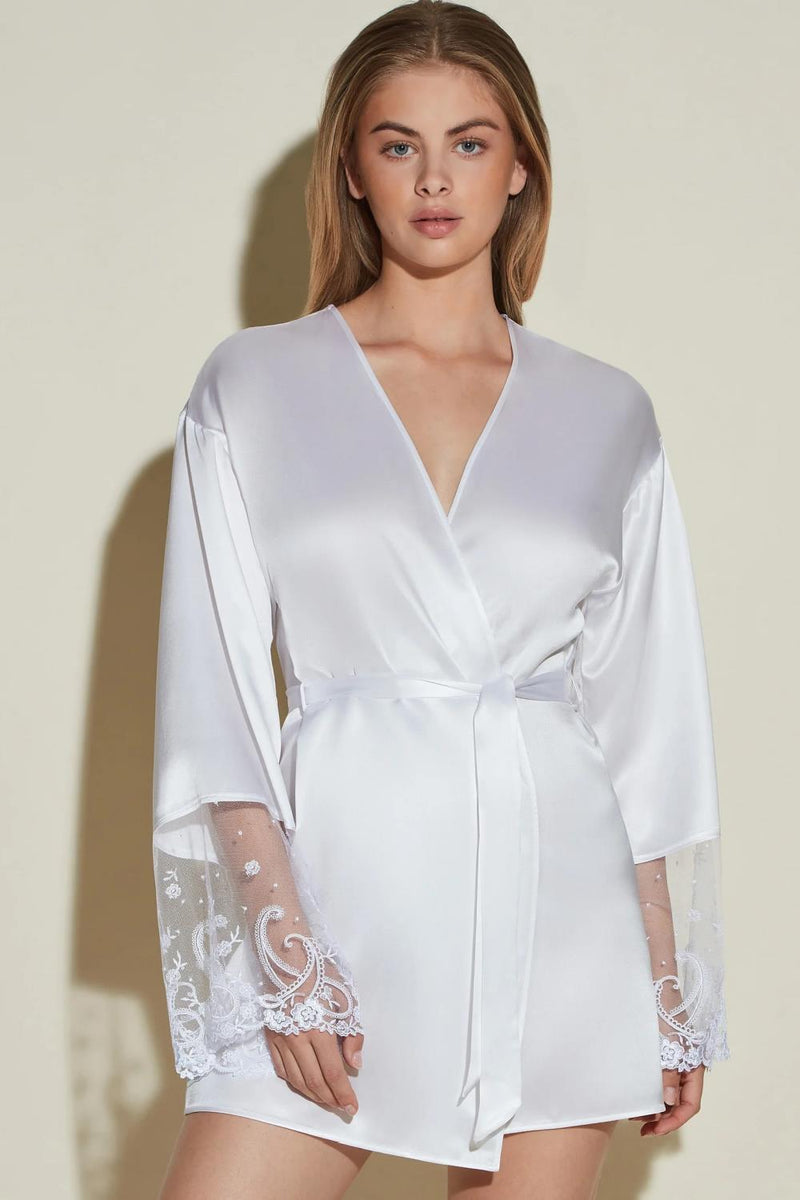 Cosabella Sanika Robe, White (SANIK8090)
