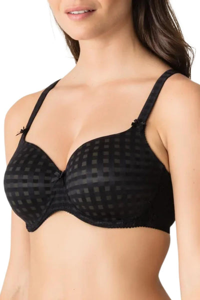 PrimaDonna Madison Padded Heart Shaped Bra (Cup E-G), Black (0262121)