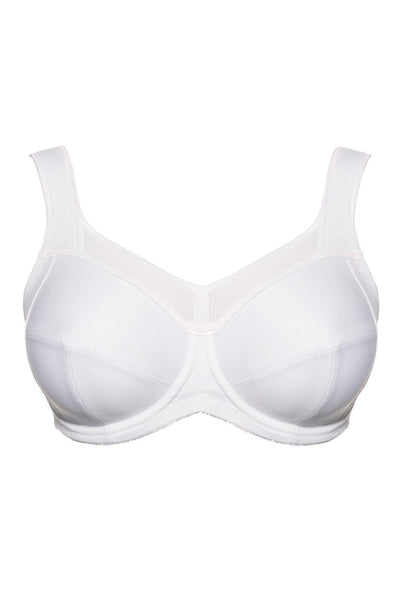 Ulla Dessous Kate Underwire Sports Bra, White (6024)