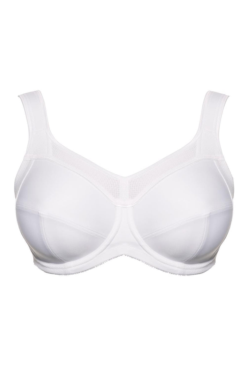 Ulla Dessous Kate Underwire Sports Bra, White (6024)