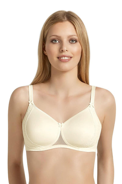 Rosa Faia Lace Rose Wireless Contour Bra, Champagne (5618 )