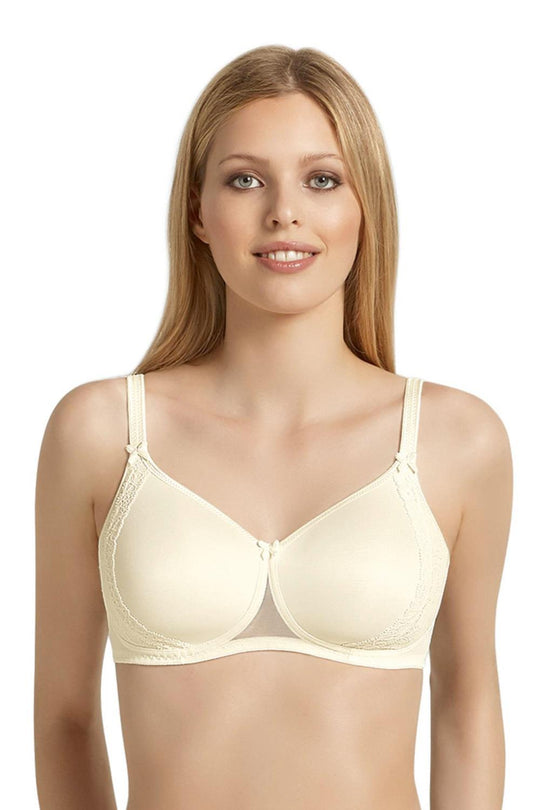 Rosa Faia Lace Rose Wireless Contour Bra, Champagne (5618 )