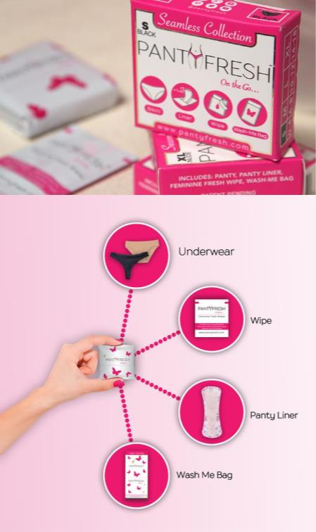 Panty Fresh 4-in-1 On the Go No Show 85590