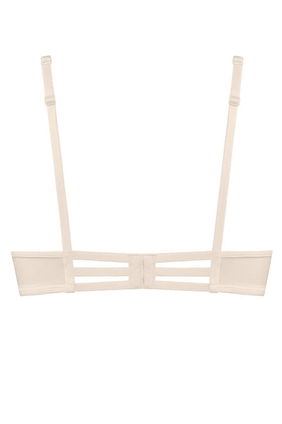 Marlies Dekkers Leading Strings Plunge Balcony Bra, Cups D-F, Ivory, 189601