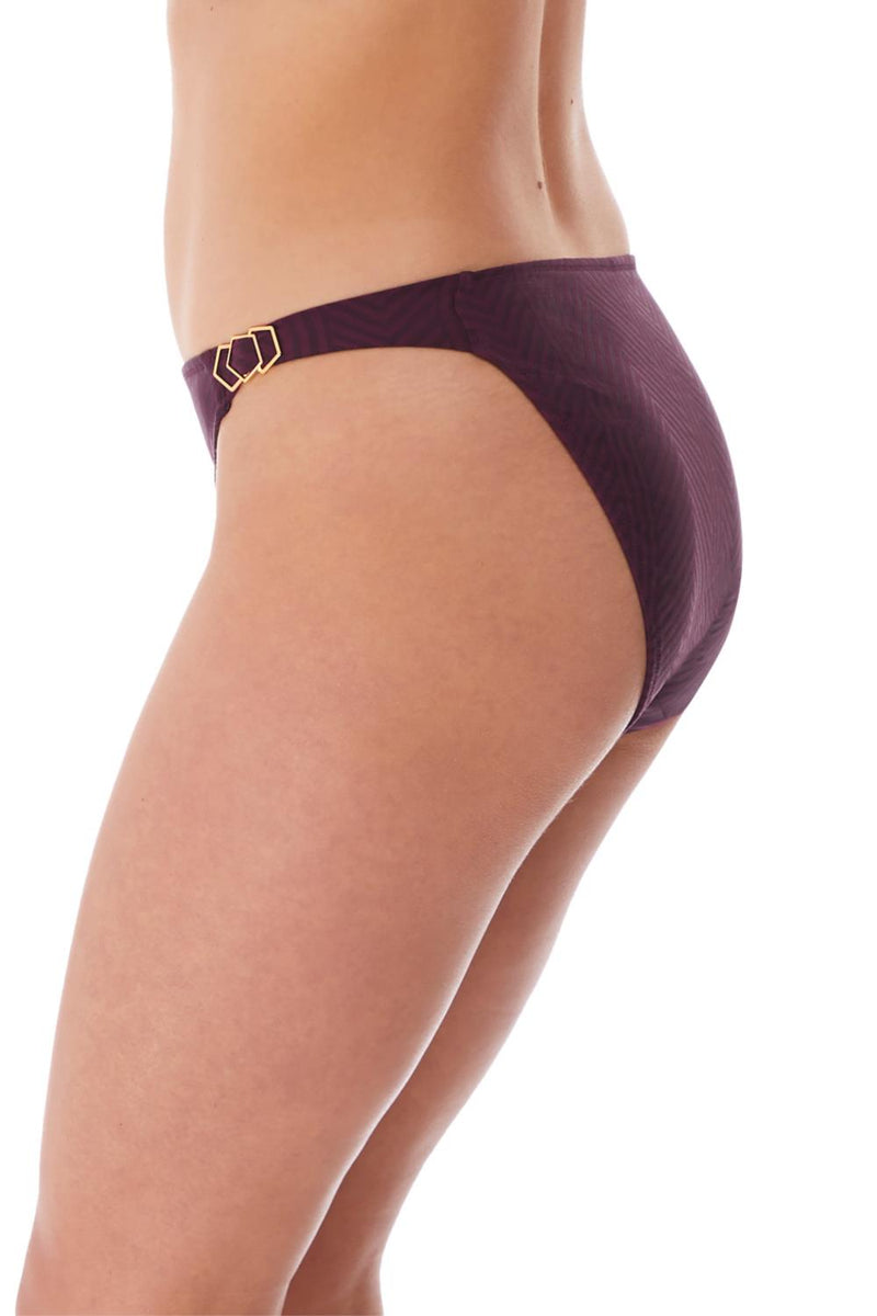 Fantasie Long Island Mid-Rise Swim Brief, Burgandy (FS6905)