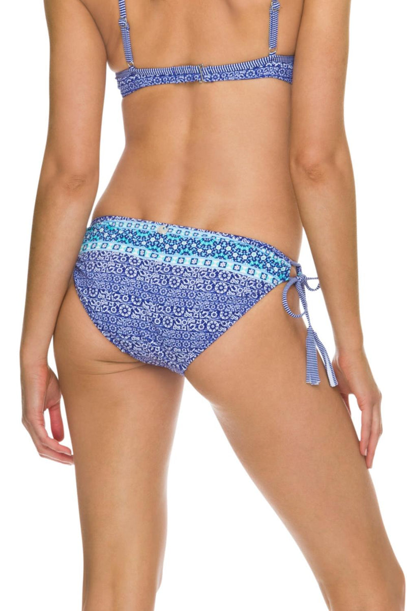 Azura Tibet Side Tie Swim Bottom, White SS30980