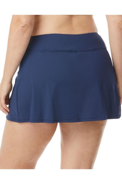 Beach House Emma Plus Pull-On Swim Skort, Admiral Blue (HW58058)