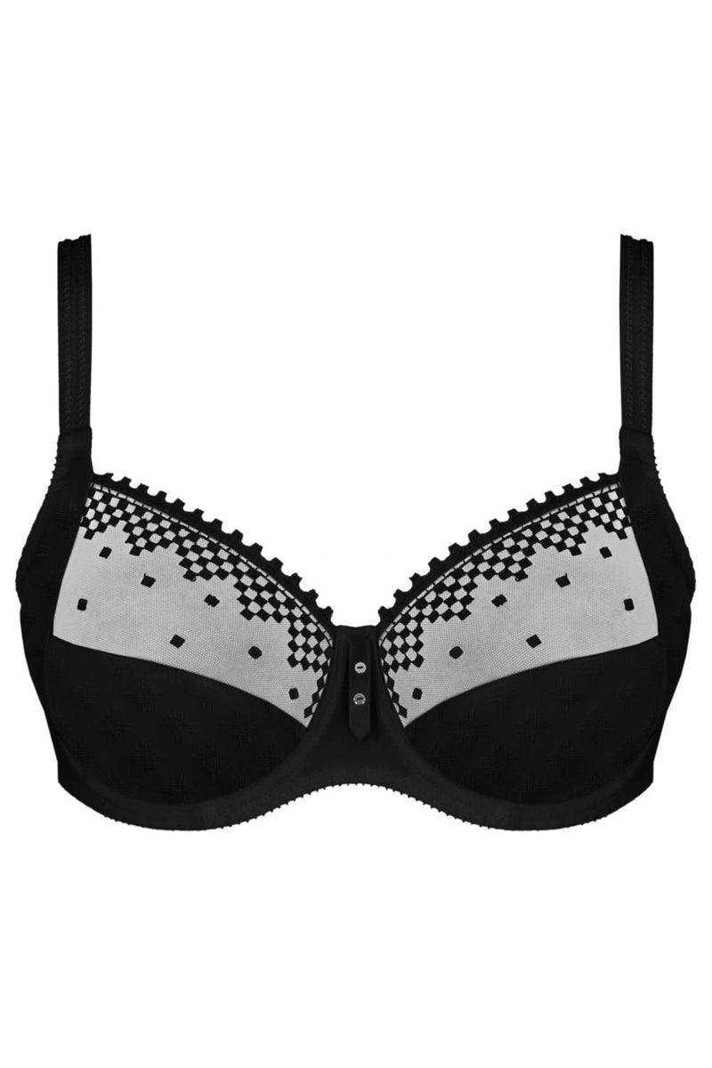 Empreinte Jazz Full Cup Bra, Cups C-D, Black (07189)