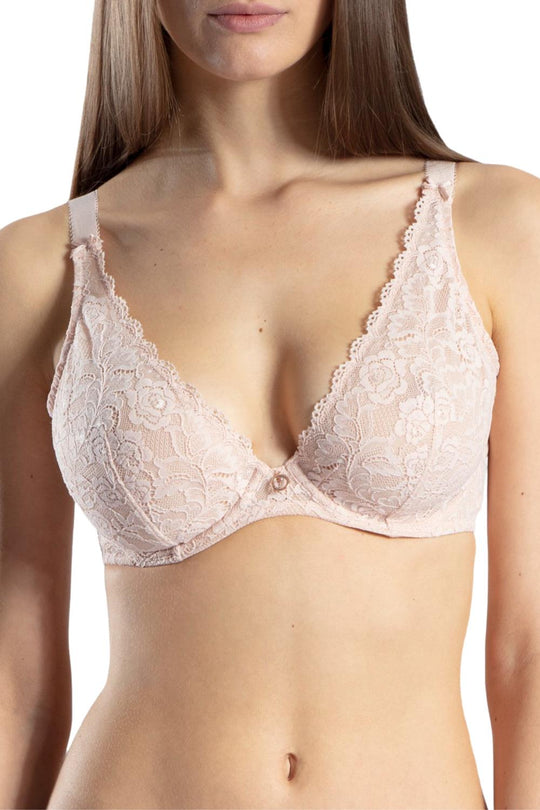 Aubade Rosessence Comfort Triangle Plunge, Nude D'Ete (HK12-02)