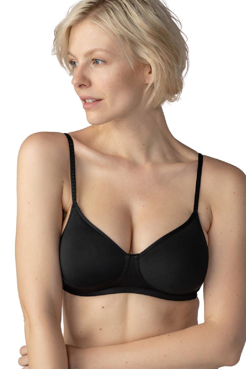 Mey Joan Wireless Spacer Bra, Black (74217)