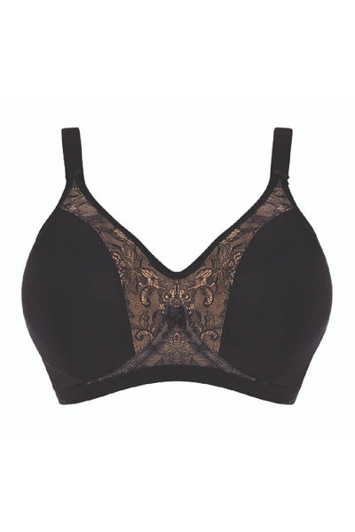 Goddess Yvette Banded Underwire Bra, Black (GD6750)