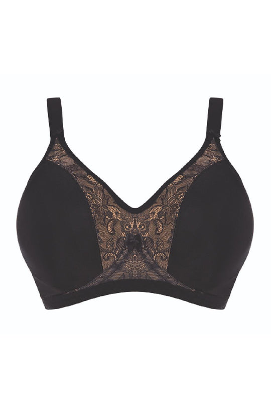 Goddess Yvette Banded Underwire Bra, Black (GD6750)