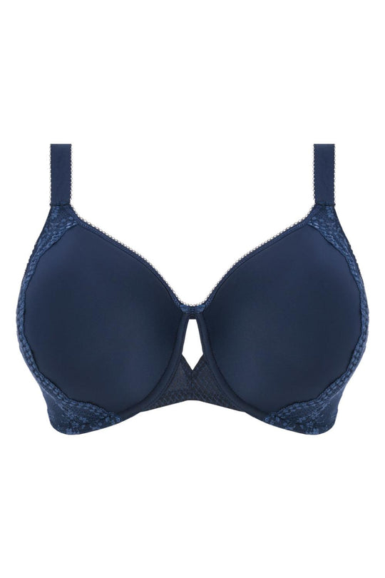 Elomi Charley Bandless Spacer Moulded Bra, Navy (EL4383)