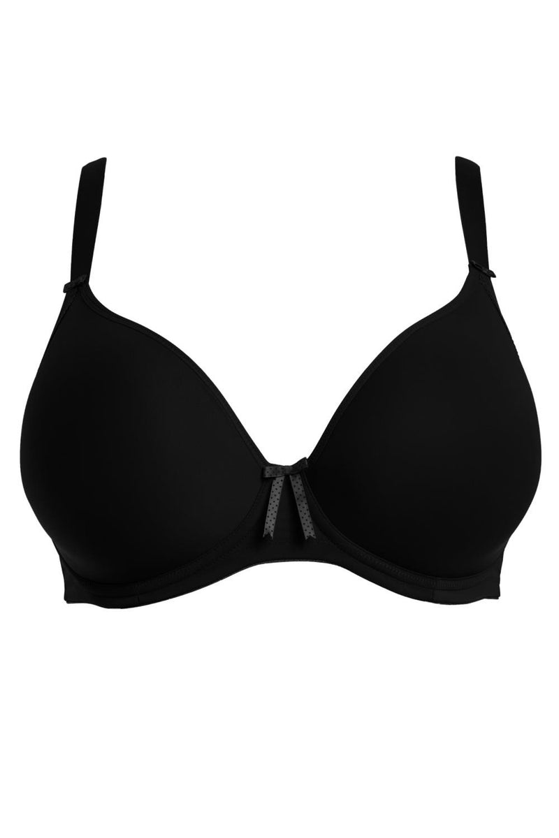 Elomi Bijou Banded Contour Bra, Black (EL8722)