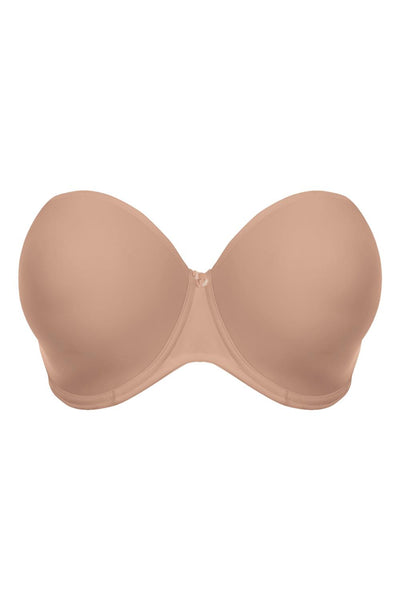 Elomi Smooth Moulded Strapless Bra, Sahara (EL4300)