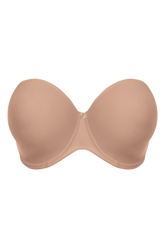 Elomi Smooth Moulded Strapless Bra, Sahara (EL4300)