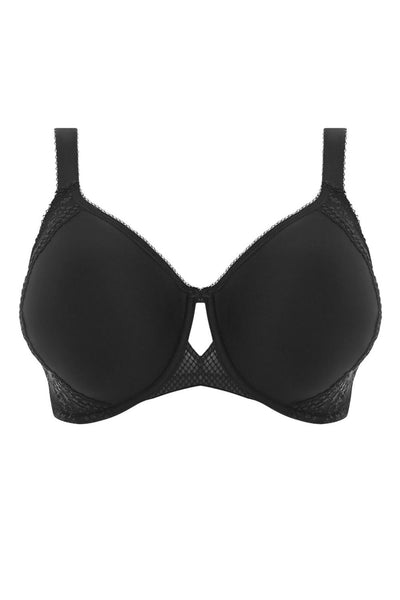 Elomi Charley Bandless Spacer Moulded Bra, Black (EL4383)