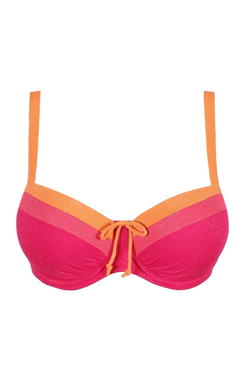 PrimaDonna Swim Tanger Padded Balcony Top, Pink Sunset (4006816)