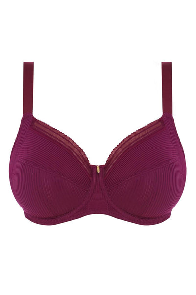 Fantasie Fusion Underwired Full Cup Side Support Bra, Black Cherry (FL3091)