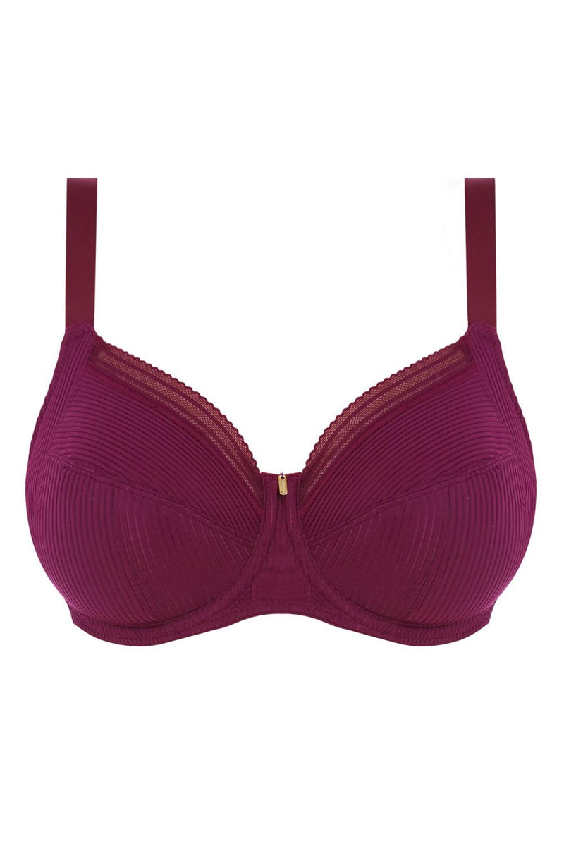 Fantasie Fusion Underwired Full Cup Side Support Bra, Black Cherry (FL3091)