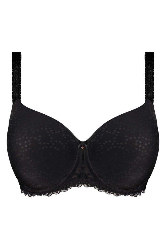 Fantasie Ana Spacer T-shirt Bra, Black (FL6701)