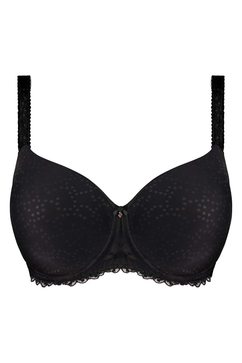 Fantasie Ana Spacer T-shirt Bra, Black (FL6701)