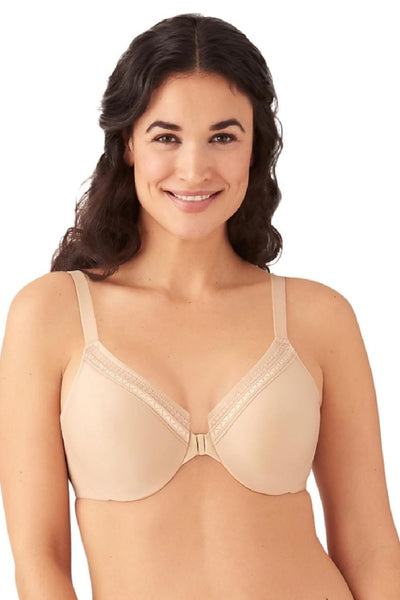 Wacoal Perfect Primer Front Close Underwire Bra 855313 Nude