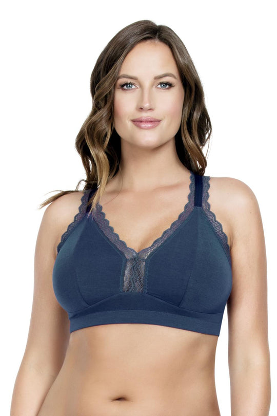 Parfait Dalis Wire Free Bralette, Navy (P5641)