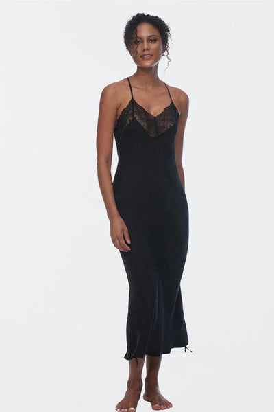Rya Hera Adjustable Long Slip, Black (520)
