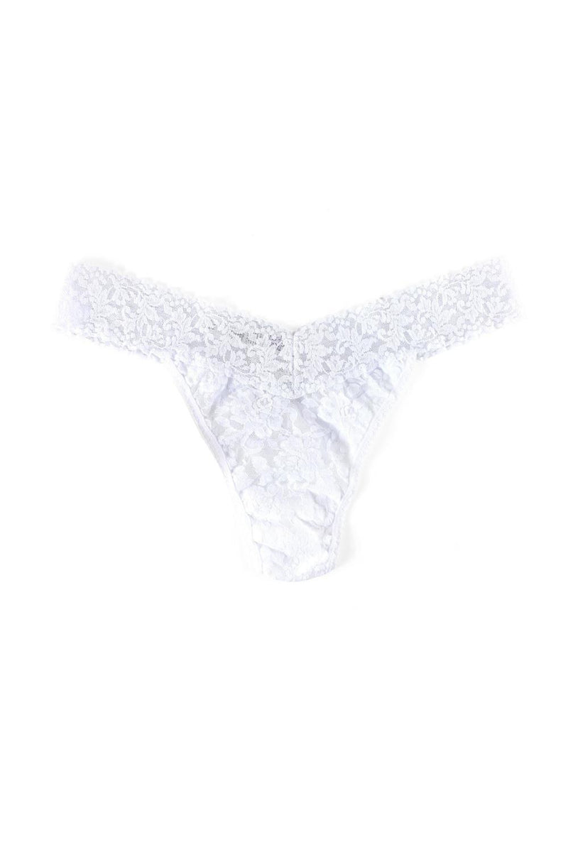 Hanky Panky Original Rise plus Thong, White (4811X)