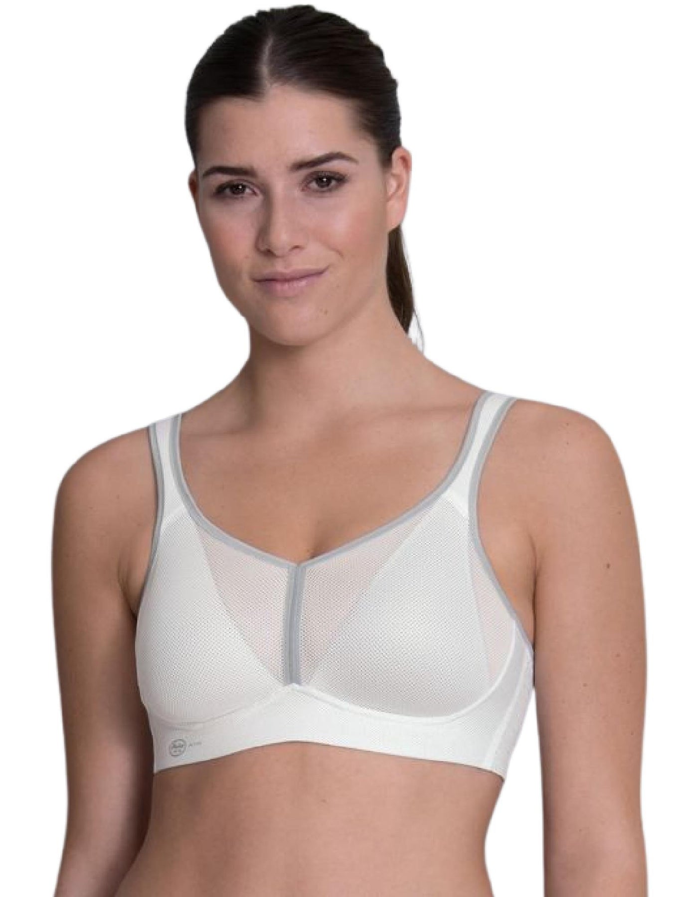 Anita Non-Underwire Non-Padded Sports Bra (Black, White + Desert