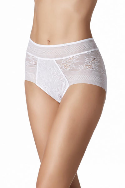 Janira Magic Band Carey High Waist Brief, White (31610)