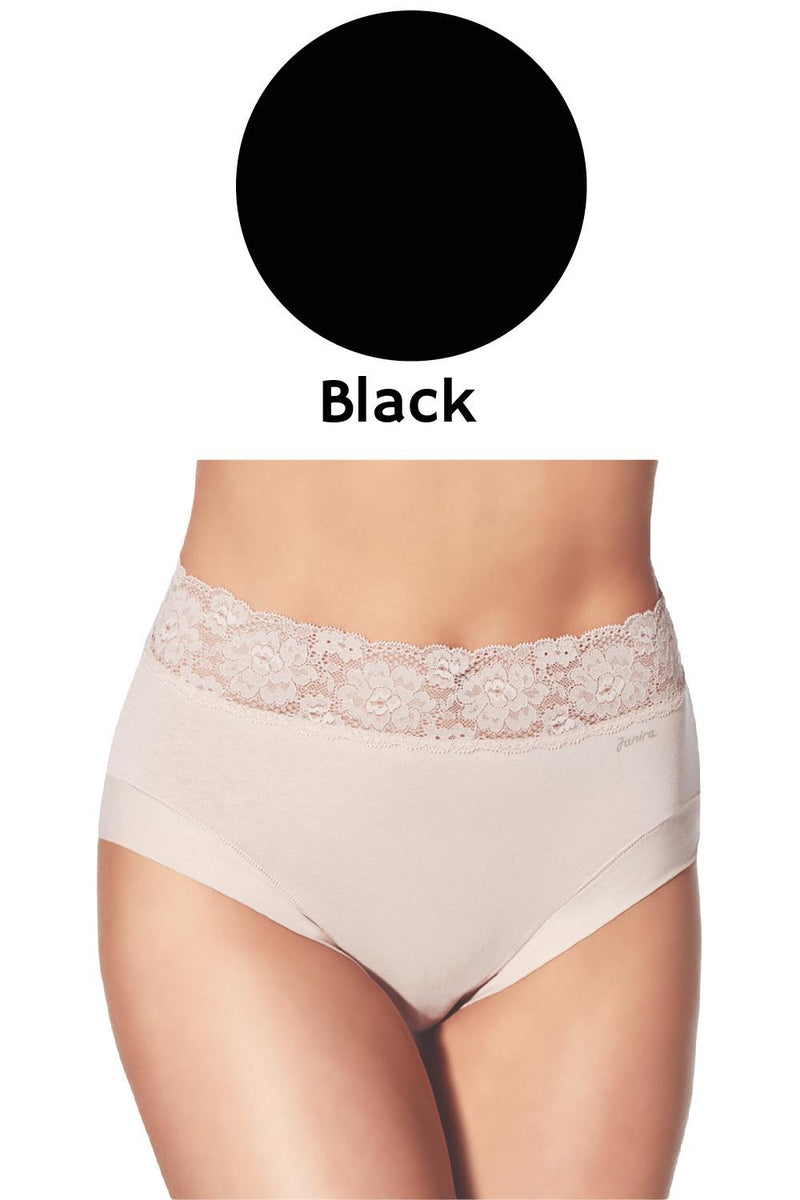 Janira Dolce Cinture High Waist Brief, Black (31785)