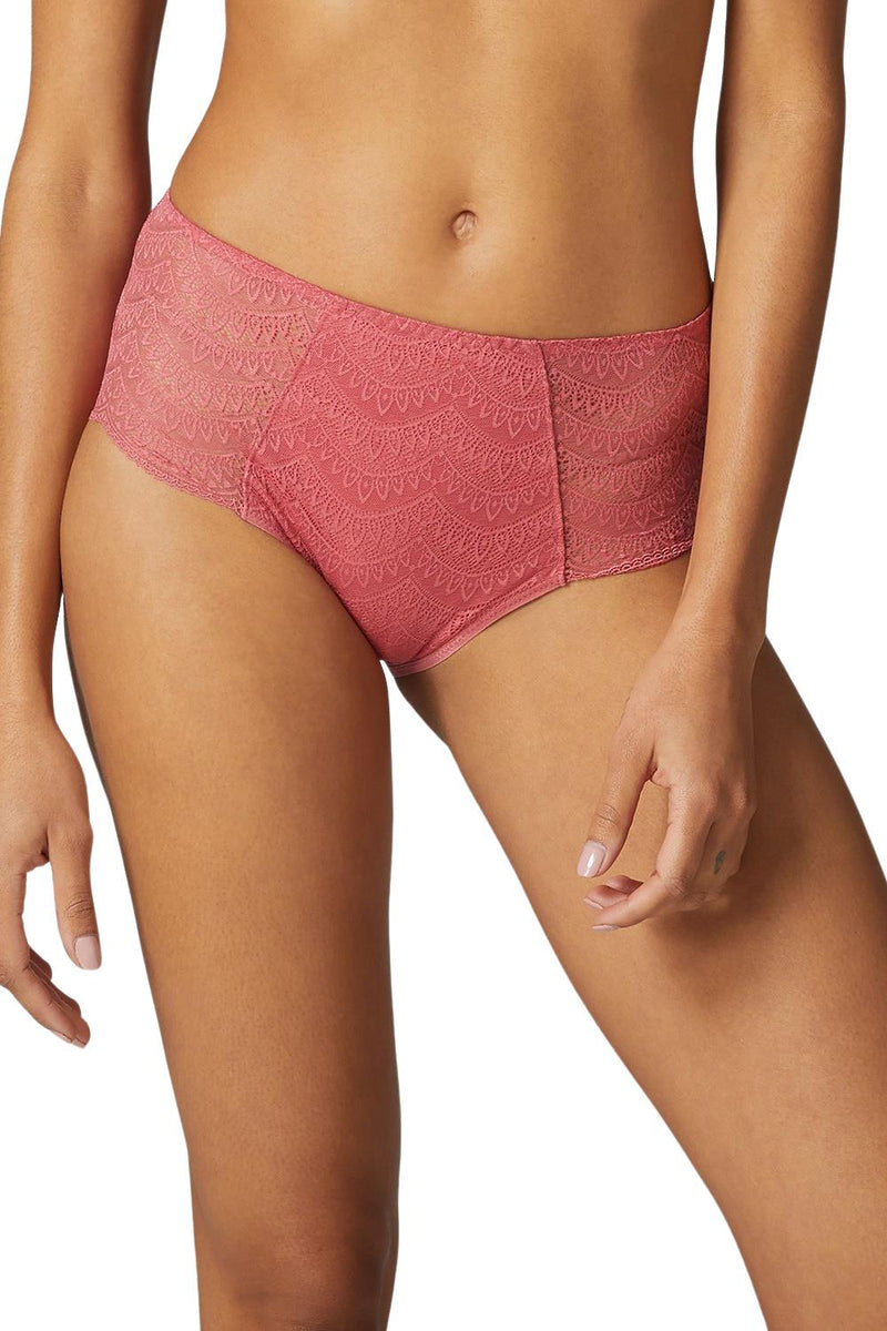 Simone Perele Karma High Waisted Brief, Blush Pink (12V770)