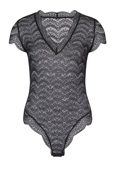 Simone Perele Karma Bodysuit,  Black (12V510)